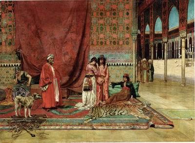 unknow artist Arab or Arabic people and life. Orientalism oil paintings 577